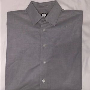 Gray dress shirt